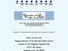 Tablet Screenshot of barrytonlibrary.com